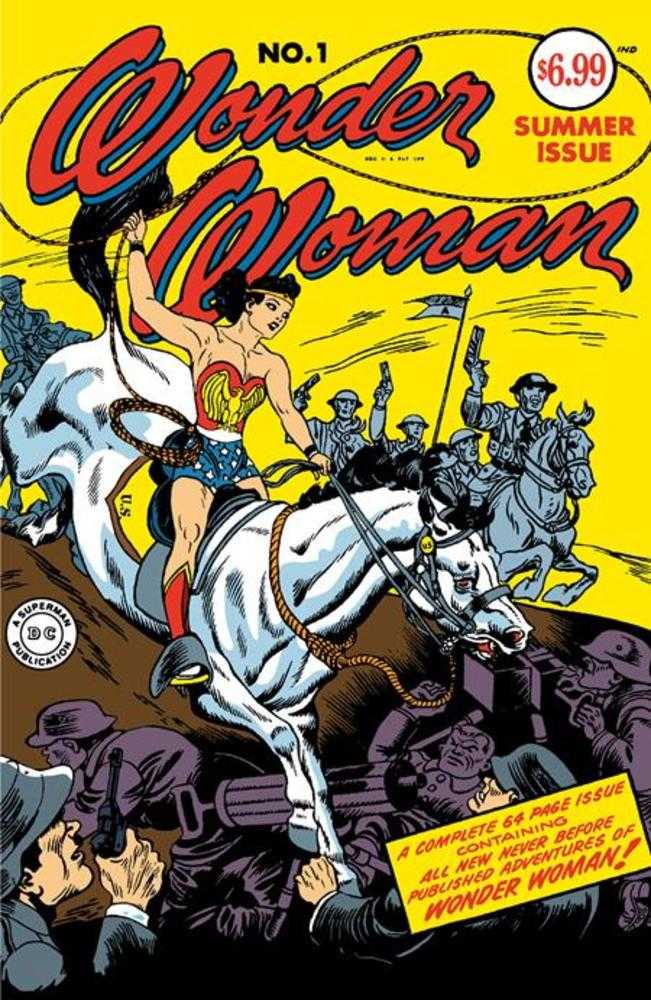 WONDER WOMAN #1 (1942) FACSIMILE EDITION COVER A HARRY G PETER