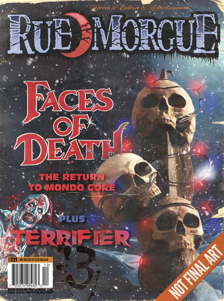 RUE MORGUE MAGAZINE #221 XMAS SPECIAL (MATURE)