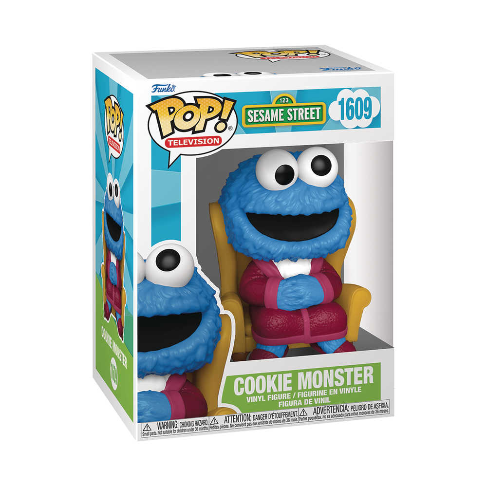 POP TV SESAME STREET S3 COOKIE MONSTER VINYL FIGURE