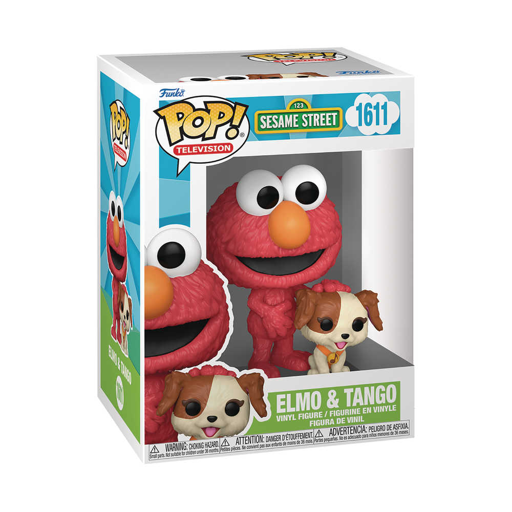 POP TV SESAME STREET S3 ELMO & TANGO VINYL FIGURE