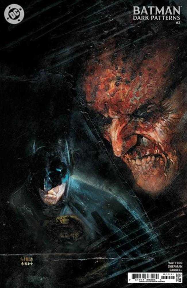 BATMAN DARK PATTERNS #2 (OF 12) COVER B MARTIN SIMMONDS CARD STOCK VARIANT