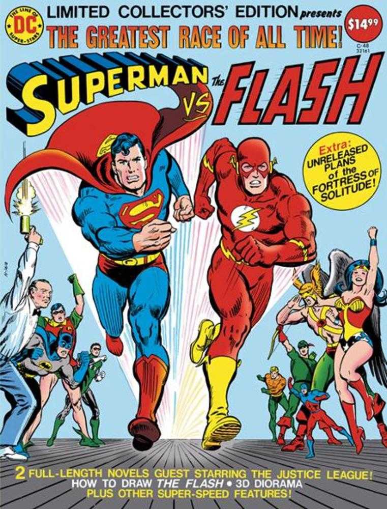 LIMITED COLLECTORS EDITION #48 SUPERMAN VS THE FLASH FACSIMILE EDITION COVER A CARMINE INFANTINO JOSE LUIS GARCIA-LOPEZ & BOB OKSNER
