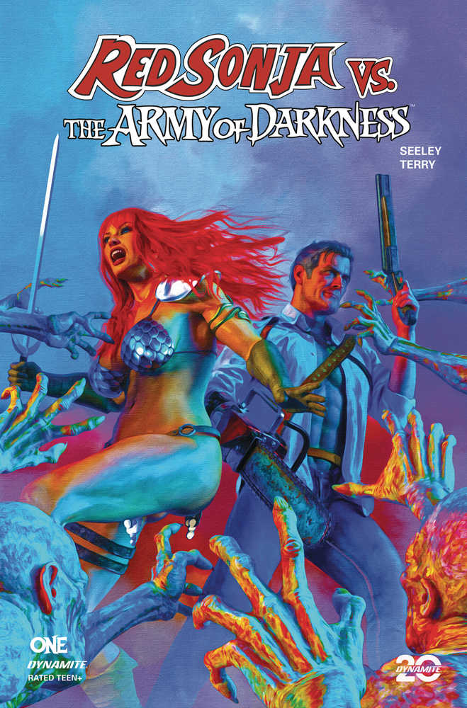 RED SONJA VS AOD #1 COVER E SPEARS FOIL