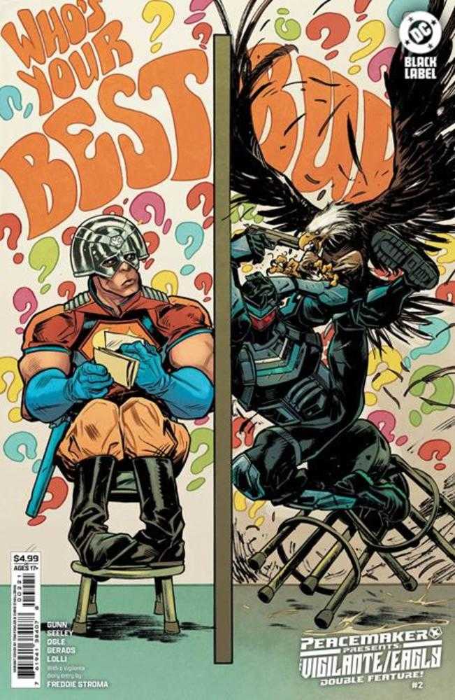 PEACEMAKER PRESENTS THE VIGILANTE EAGLY DOUBLE FEATURE #2 (OF 5) COVER B TOM FOWLER CARD STOCK VARIANT (MATURE)