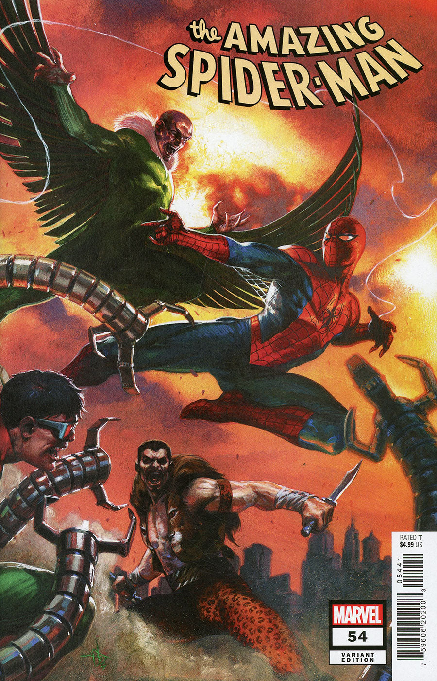 AMAZING SPIDER-MAN #54 GABRIELE DELL OTTO CONNECTING VARIANT