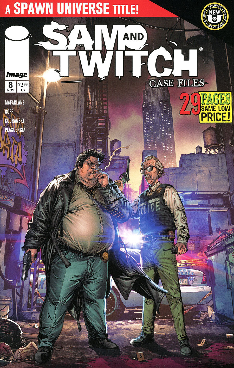 SPAWN SAM AND TWITCH CASE FILES #8 COVER A RAYMOND GAY