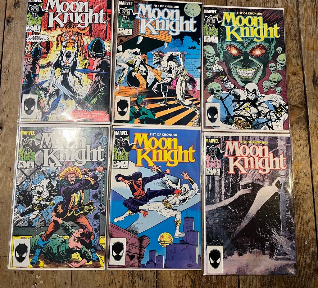 Moon Knight Fist of Khonshu (1985) Issues #1 to #6