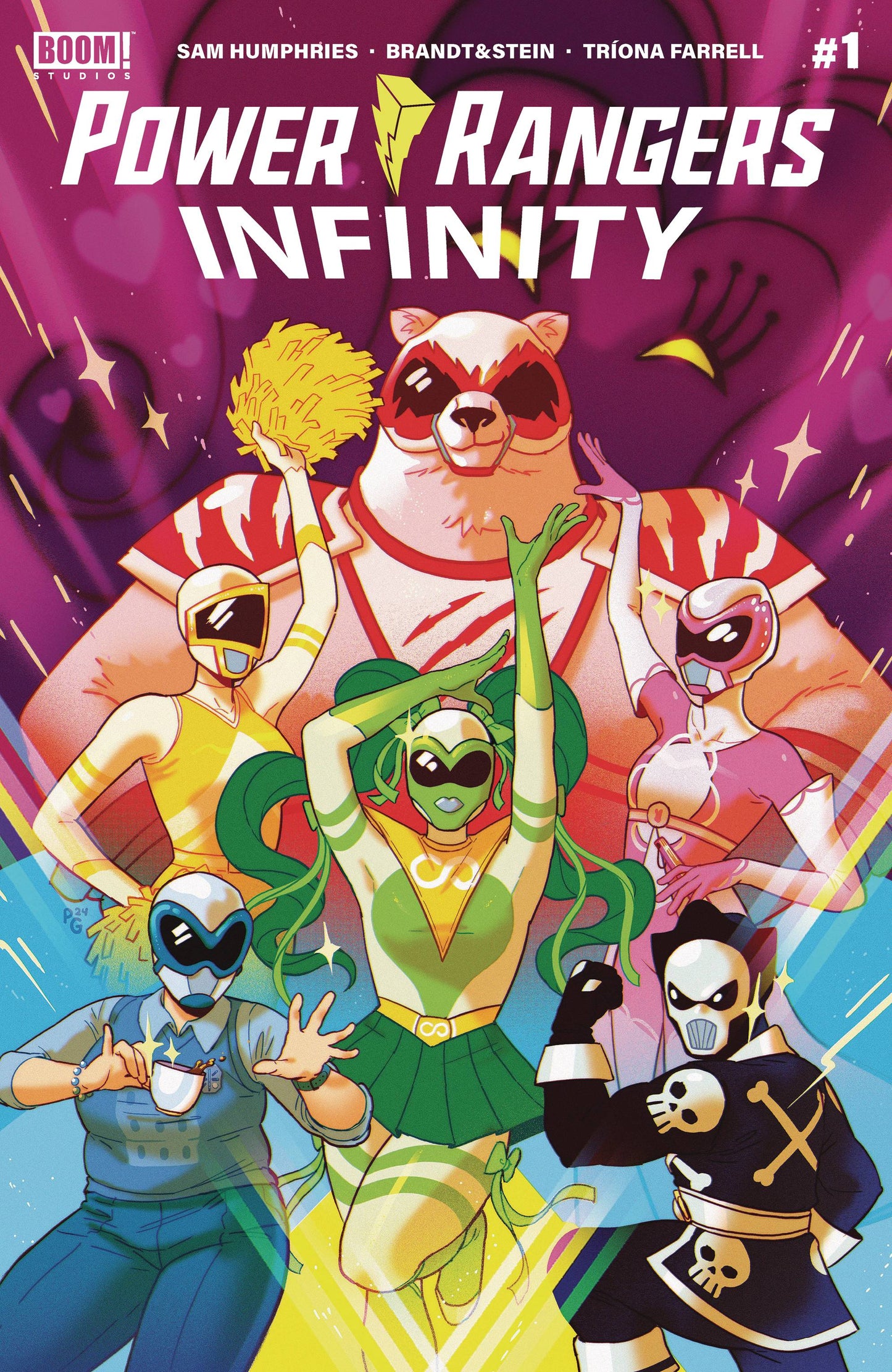 POWER RANGERS INFINITY #1 COVER A GANUCHEAU