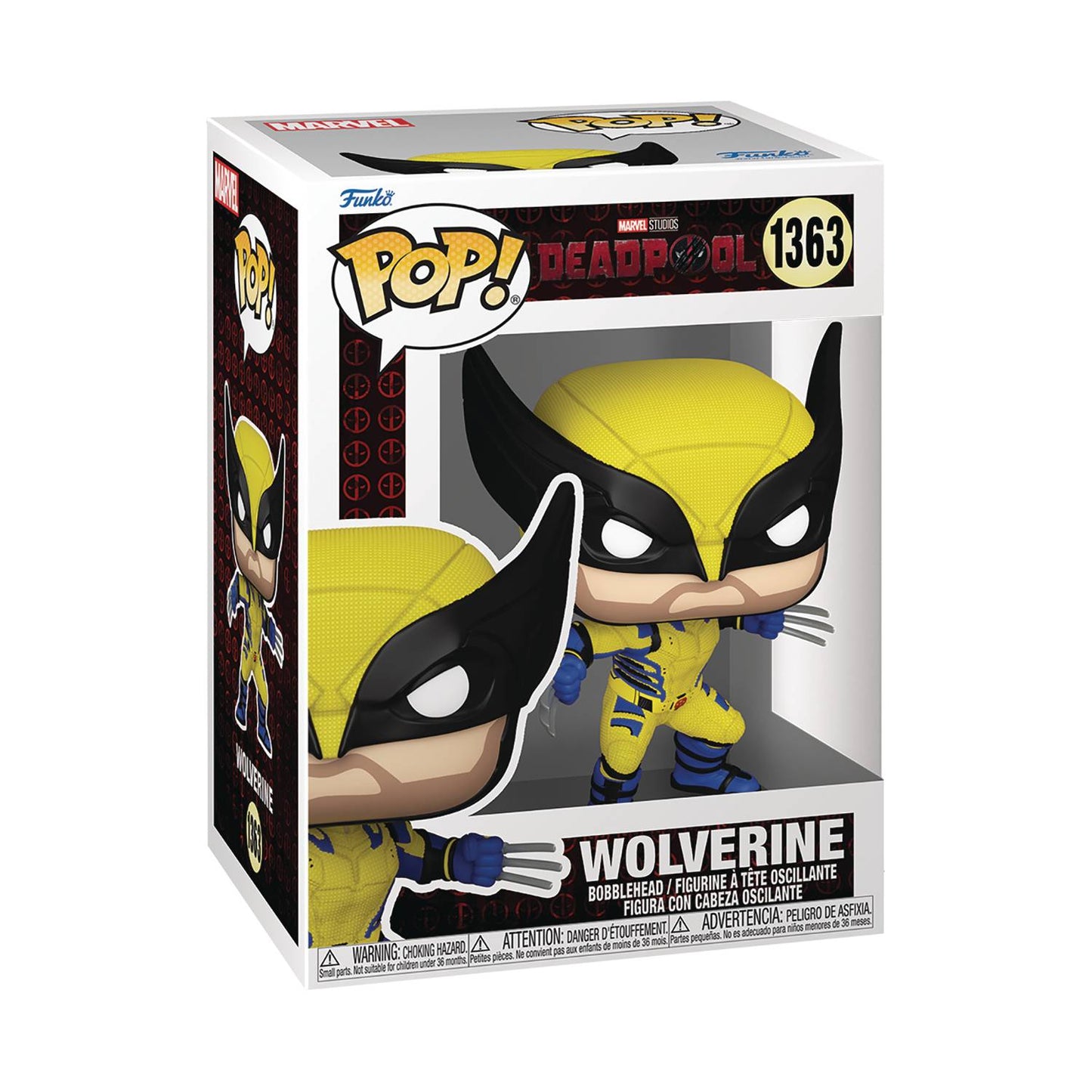 POP MARVEL DEADPOOL 3 WOLVERINE VINYL FIGURE