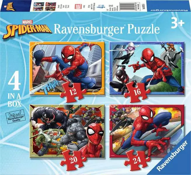 MARVEL SPIDER-MAN 4 IN A BOX PUZZLE