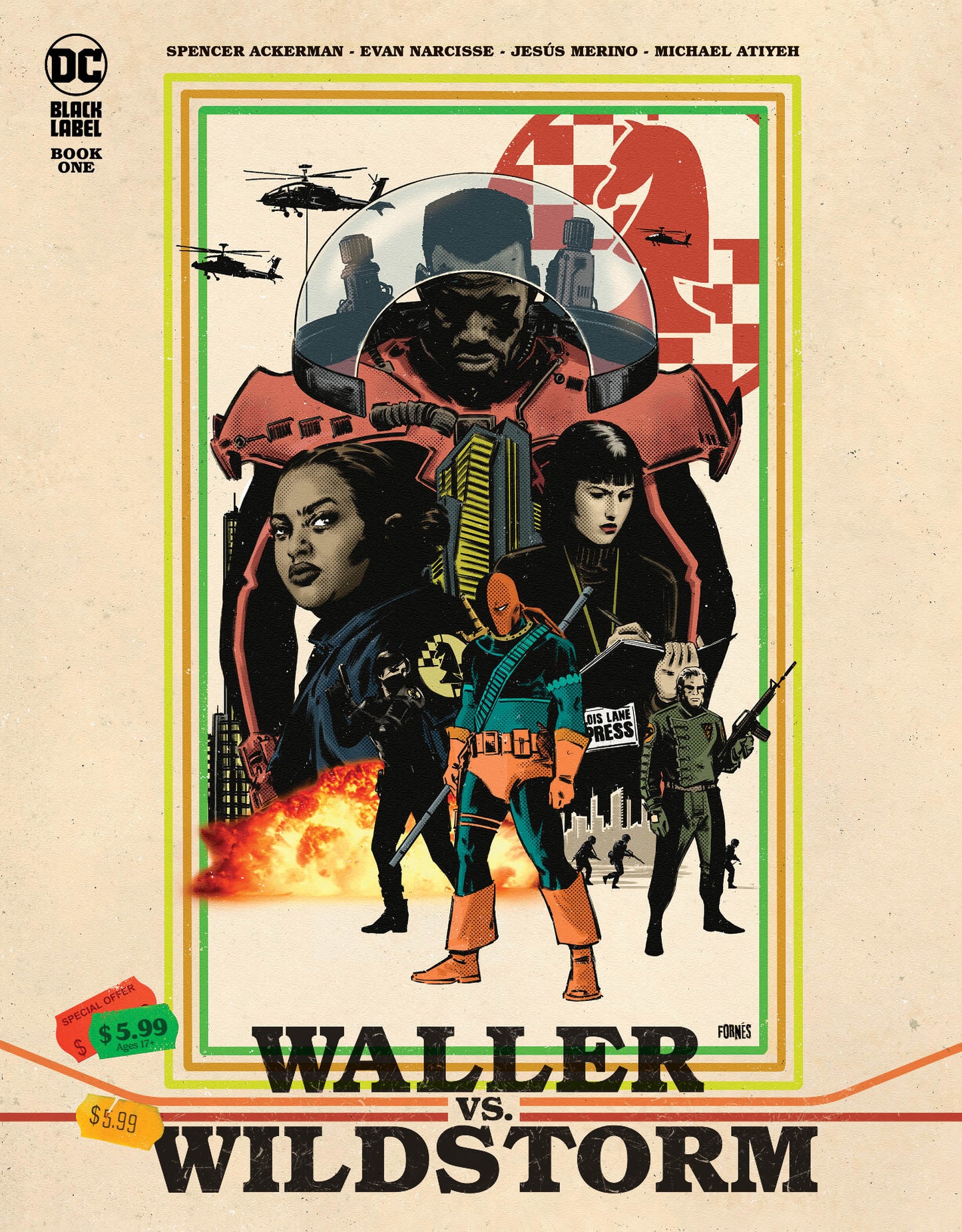 WALLER VS WILDSTORM #1 (OF 4) CVR A FORNES (MR)