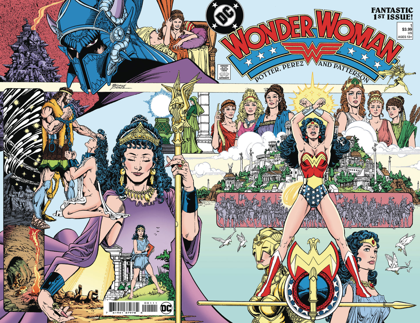 WONDER WOMAN (1987) #1 FACSIMILE EDITION (2023 EDITION) CVR A GEORGE PEREZ