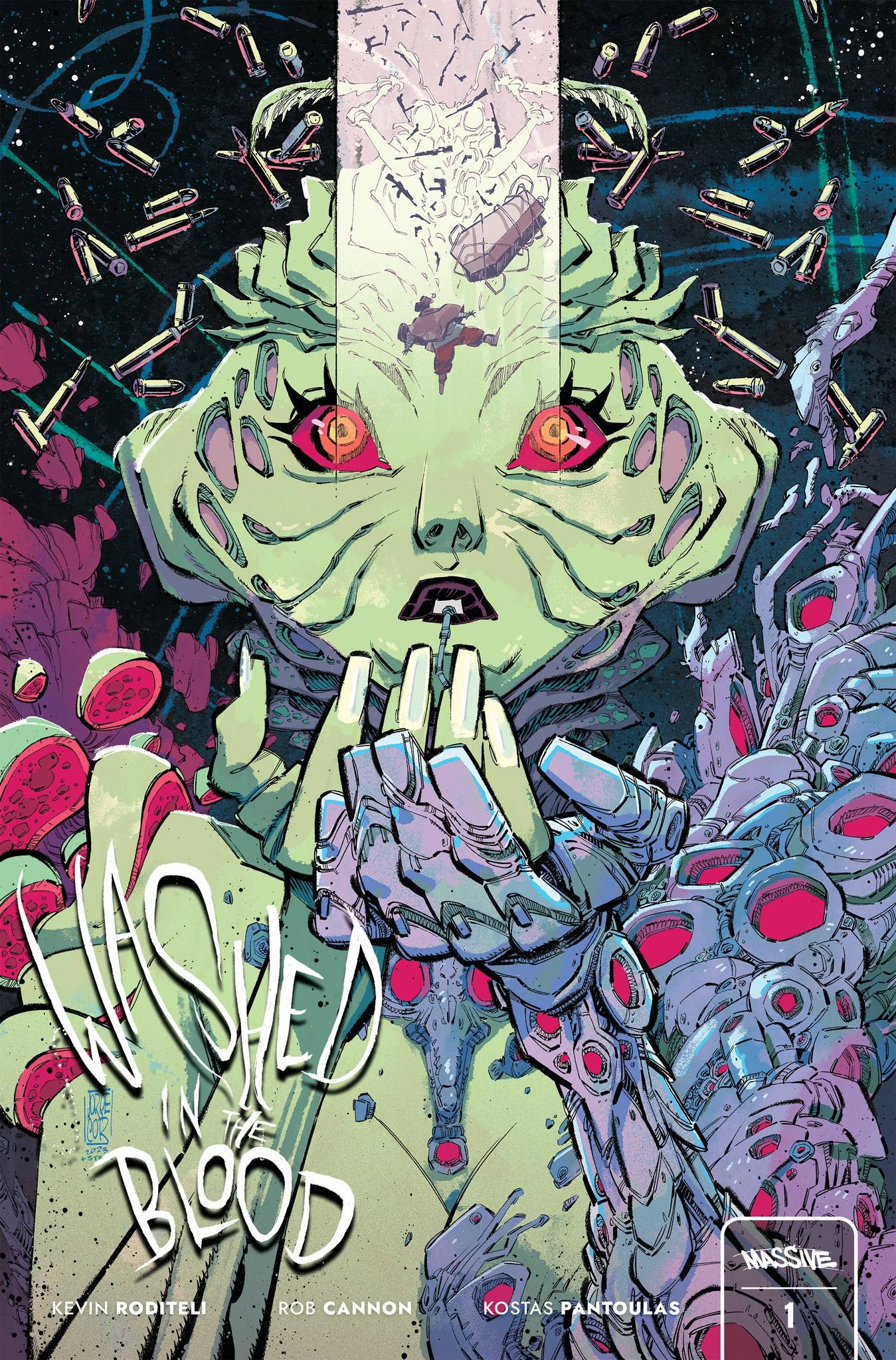 WASHED IN THE BLOOD #1 (OF 3) COVER A CORONA (MR)