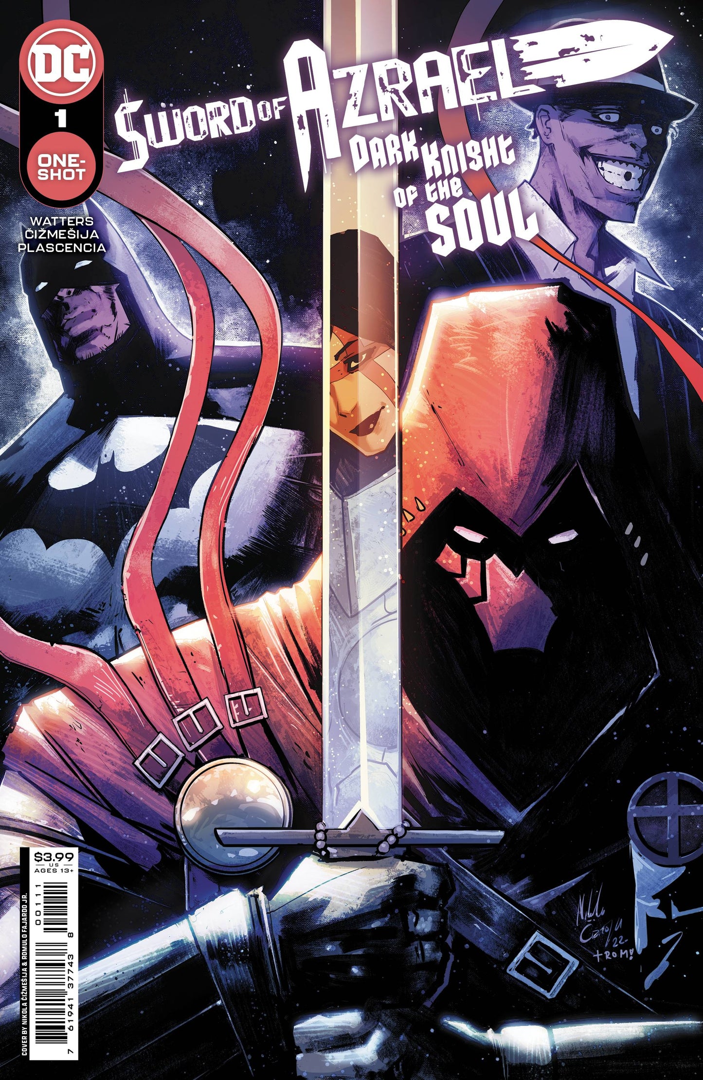 SWORD OF AZRAEL DARK KNIGHT OF SOUL #1 CVR A CIZME (ONE-SHOT)