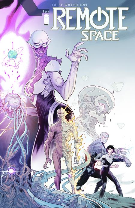 REMOTE SPACE #1 (OF 4) COVER A CLIFF RATHBURN WRAPAROUND