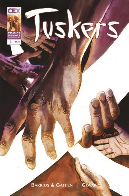 TUSKERS #3 (OF 3) COVER A DANIEL GOVAR CARD STOCK