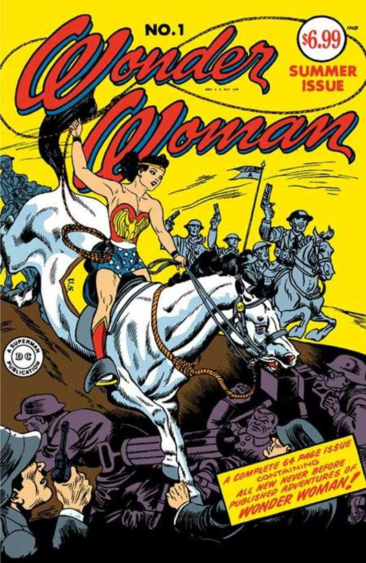 WONDER WOMAN #1 (1942) FACSIMILE EDITION COVER A HARRY G PETER