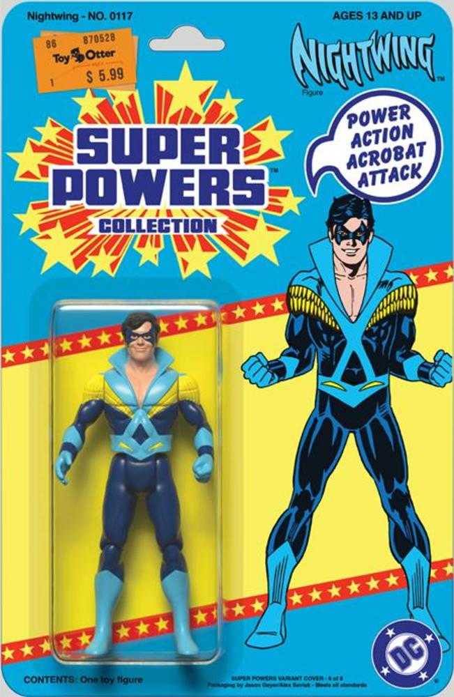 NIGHTWING #117 COVER D JASON GEYER & ALEX SAVIUK DC SUPER POWERS CARD STOCK VARIANT