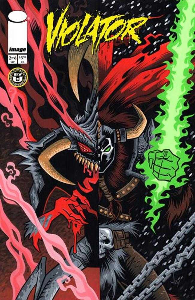 SPAWN VIOLATOR #2 (OF 6) COVER B JAY GELDHOF VARIANT