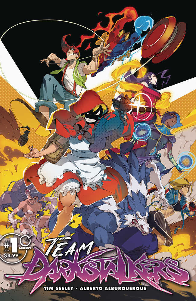 TEAM DARKSTALKERS #1 COVER A STEINBACH
