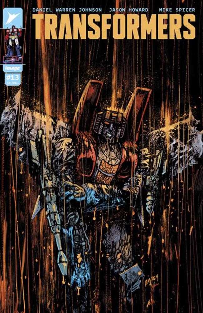 TRANSFORMERS #13 COVER A DANIEL WARREN JOHNSON & MIKE SPICER