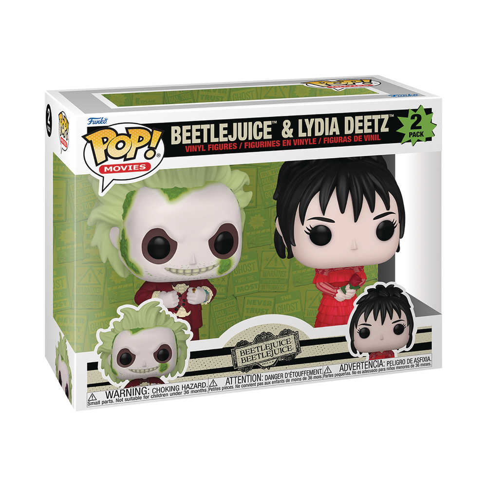 POP MOVIES BEETLEJUICE 2 2PK VINYL FIGURE