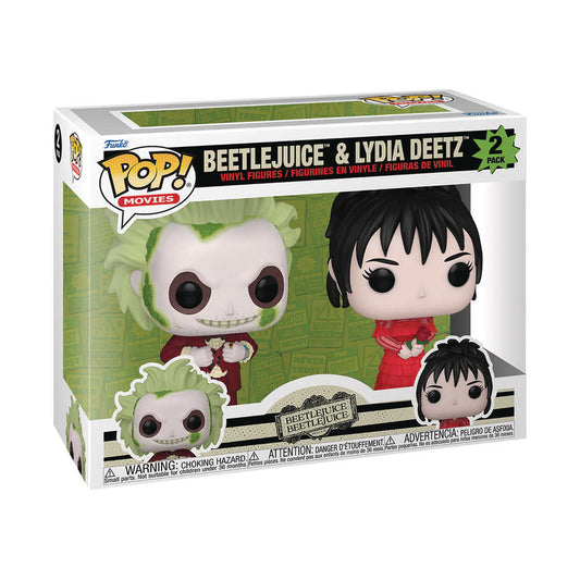POP MOVIES BEETLEJUICE 2 2PK VINYL FIGURE