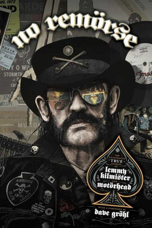 NO REMORSE HARDCOVER THE ILLUSTRATED TRUE STORIES OF LEMMY KILMISTER AND MOTORHEAD