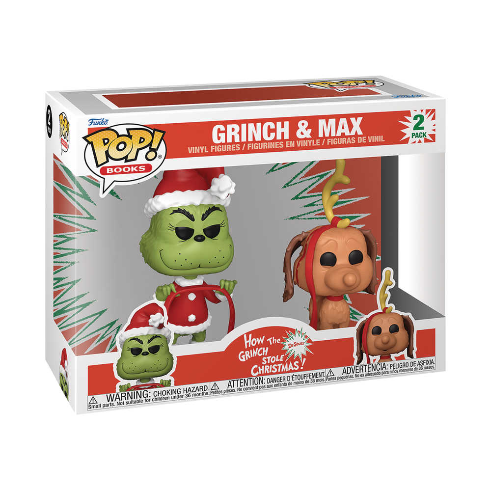 POP BOOKS GRINCH STOLE CHRISTMAS GRINCH MAX VINYL FIGURE