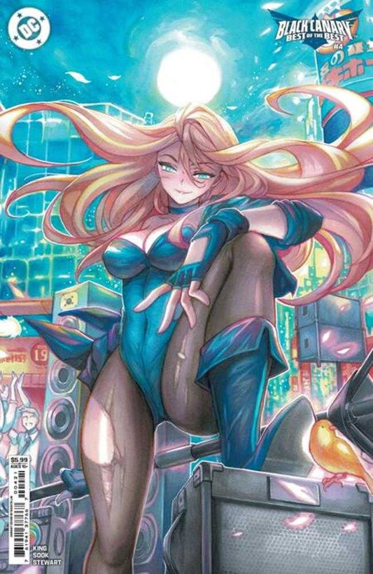 BLACK CANARY BEST OF THE BEST #4 (OF 6) COVER B RACHTA LIN CARD STOCK VARIANT