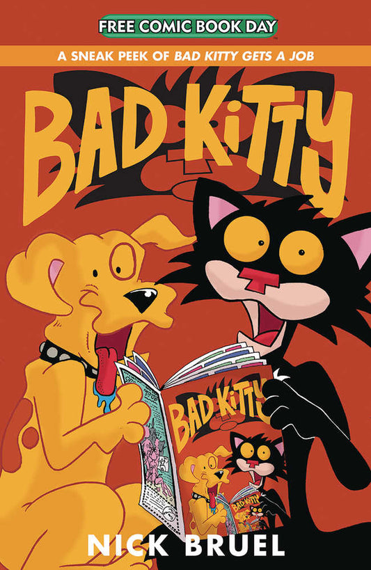 FREE COMIC BOOK DAY 2025 BAD KITTY GETS A JOB