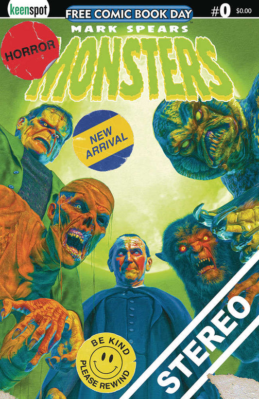 FREE COMIC BOOK DAY 2025 KEENSPOT MARK SPEARS MONSTERS #0