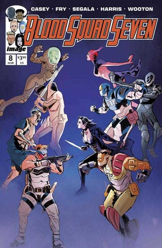 BLOOD SQUAD SEVEN #8 COVER A PAUL FRY (MATURE)