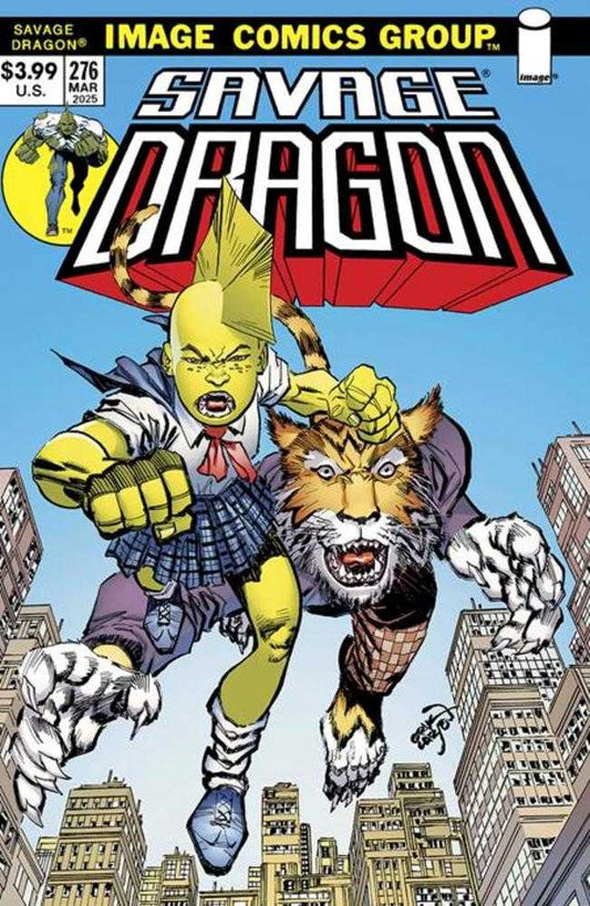 SAVAGE DRAGON #276 COVER B ERIK LARSEN 70S TRADE DRESS VARIANT (MATURE)