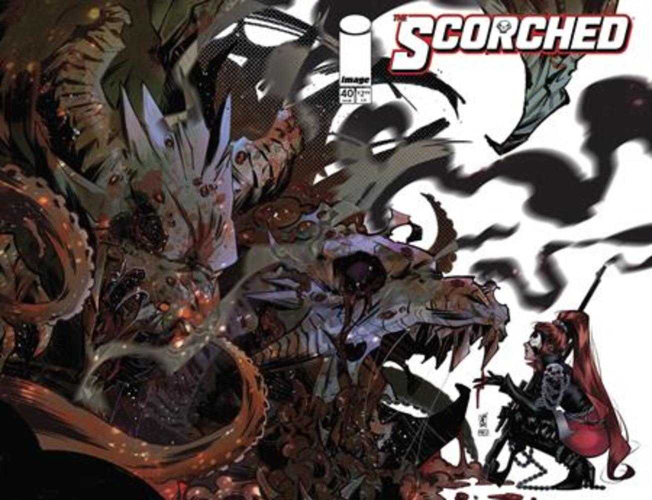 SPAWN SCORCHED #40 COVER A FEDERICO SABBATINI WRAPAROUND