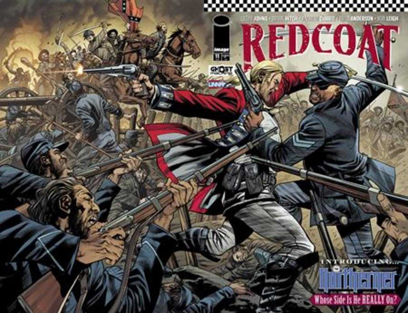 REDCOAT #11 COVER A BRYAN HITCH & BRAD ANDERSON WRAPAROUND