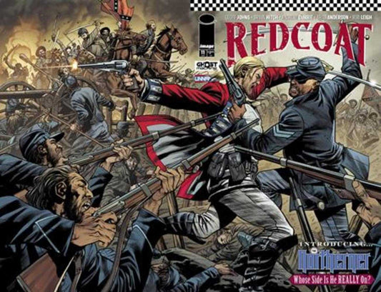 REDCOAT #11 COVER A BRYAN HITCH & BRAD ANDERSON WRAPAROUND