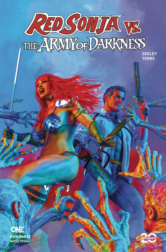 RED SONJA VS AOD #1 COVER E SPEARS FOIL