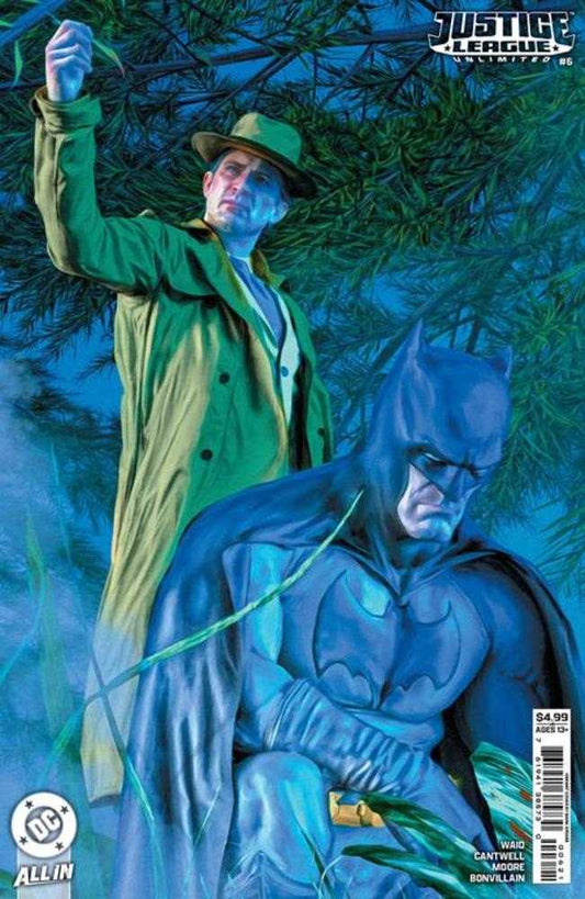JUSTICE LEAGUE UNLIMITED #6 COVER D MARK SPEARS CARD STOCK VARIANT (WE ARE YESTERDAY)