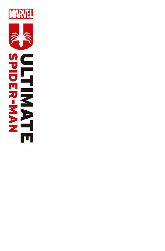 ULTIMATE SPIDER-MAN #1 4TH PRINT BLANK COVER VAR