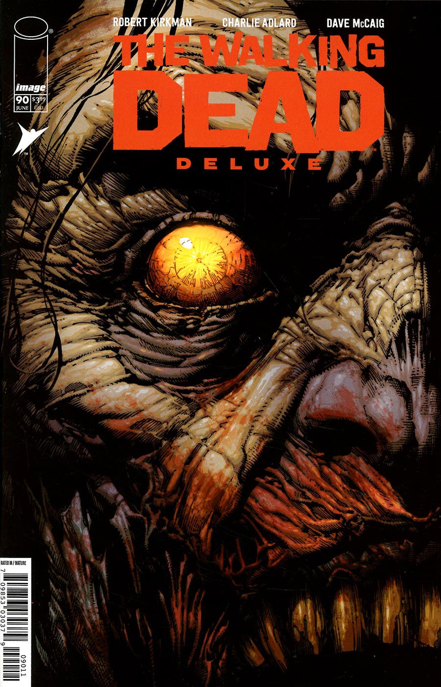 WALKING DEAD DELUXE #90 COVER A DAVID FINCH & DAVE MCCAIG (MATURE)