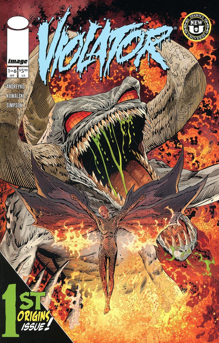 SPAWN VIOLATOR #1 (OF 6) COVER A PIOTR KOWALSKI