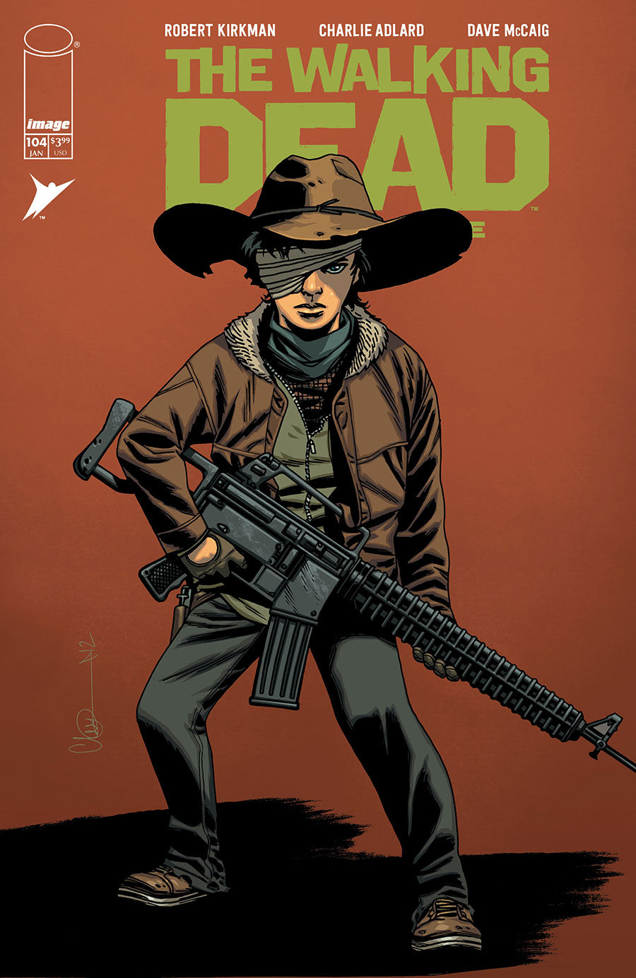WALKING DEAD DELUXE #104 COVER B CHARLIE ADLARD & DAVE MCCAIG VARIANT (MATURE)