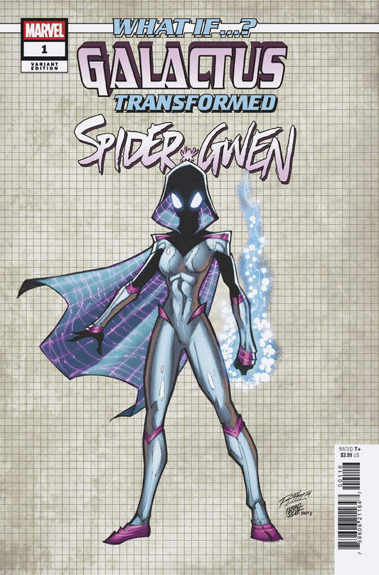 WHAT IF...? GALACTUS: GALACTUS TRANSFORMED SPIDER-GWEN? #1 RON LIM DESIGN 1:10 VARIANT