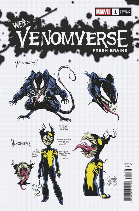 WEB OF VENOMVERSE: FRESH BRAINS #1 LUCIANO VECCHIO DESIGN 1:10 VARIANT