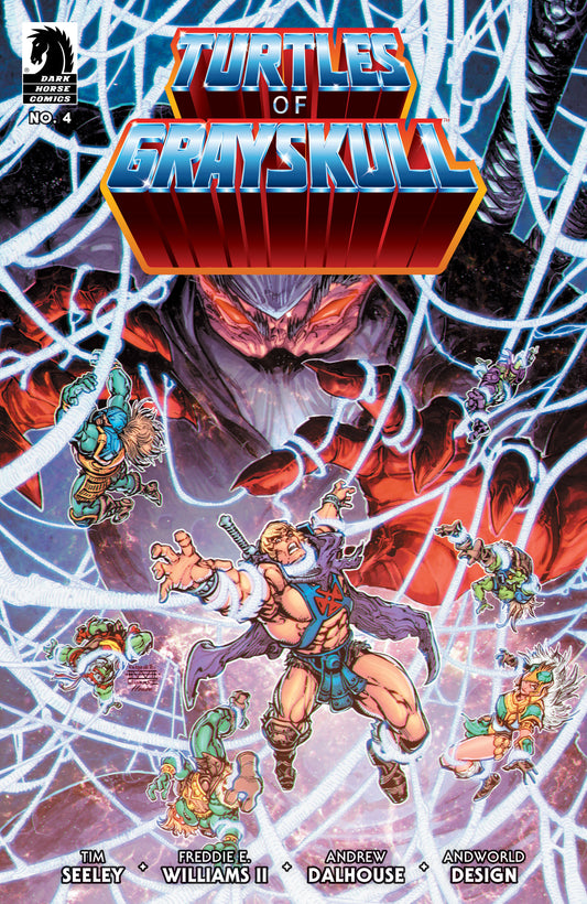MASTERS OF UNIVERSE TEENAGE MUTANT NINJA TURTLES TURTLES OF GRAYSKULL #4 COVER A WILLI
