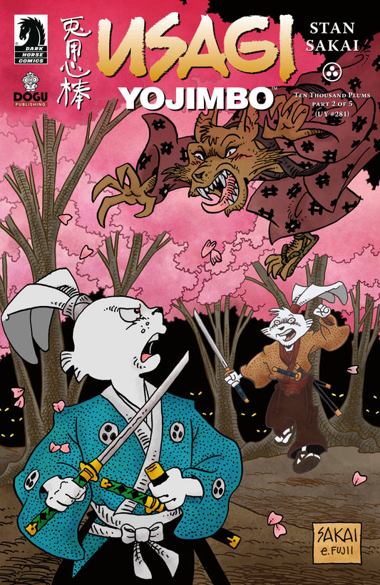 USAGI YOJIMBO TEN THOUSAND PLUMS #2 COVER A SAKAI