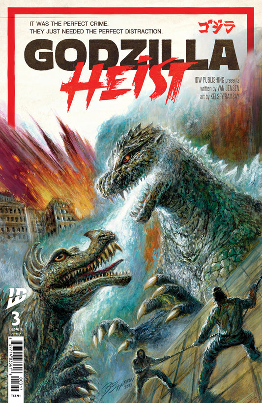 GODZILLA: HEIST #3 COVER A (EGGLETON)