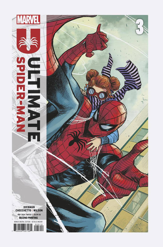 ULTIMATE SPIDER-MAN #3 2ND PRINT MARCO CHECCHETTO VAR