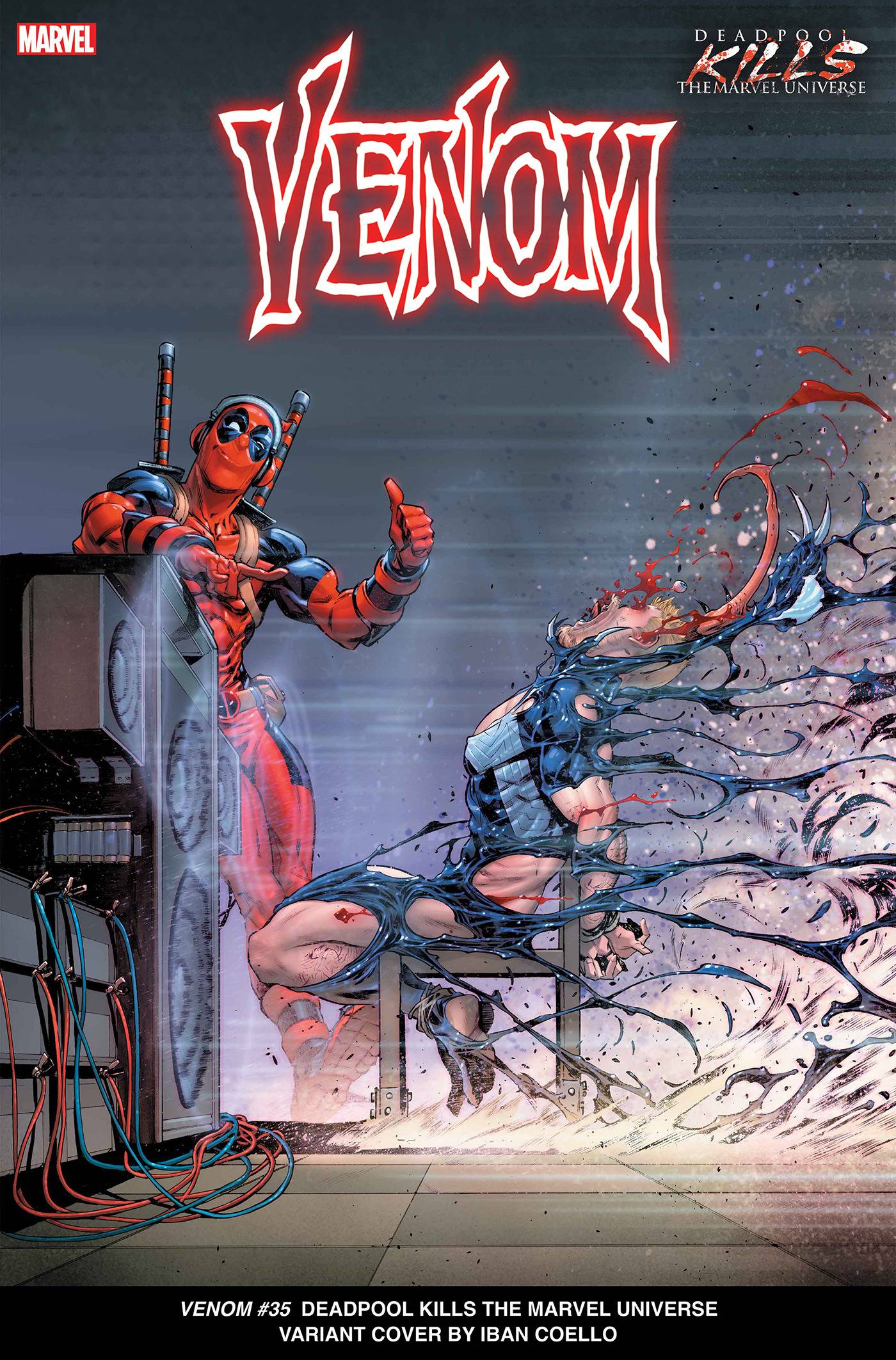 VENOM #35 COELLO DEADPOOL KILLS THE MARVEL UNIVERSE VARIANT